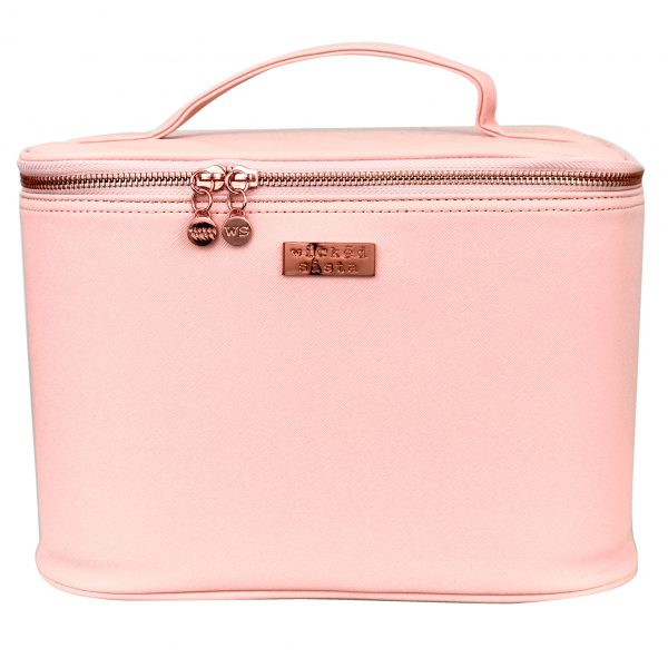 Premium blush large beauty case - Wicked Sista | Cosmetic Bags ...