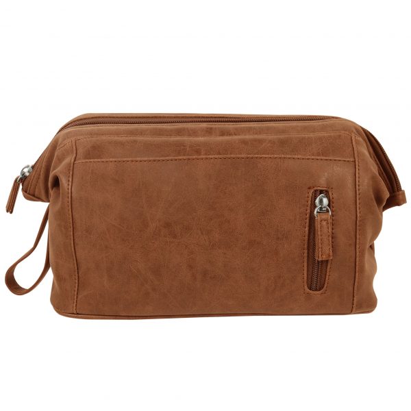 Mister chestnut wash bag