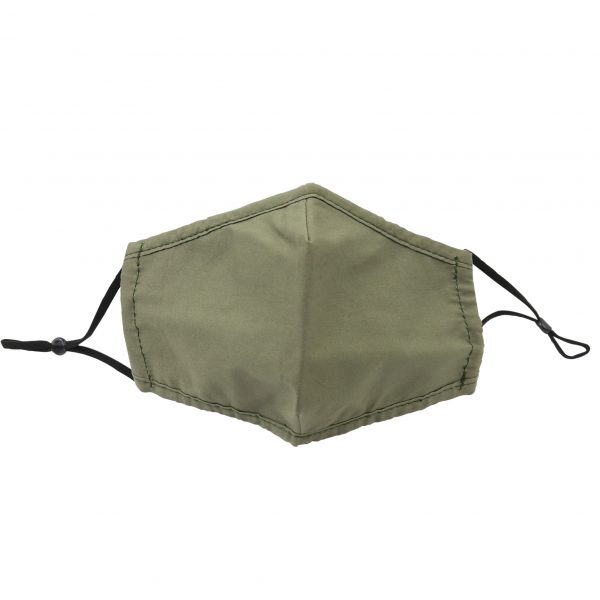 Khaki cotton reusable face mask
