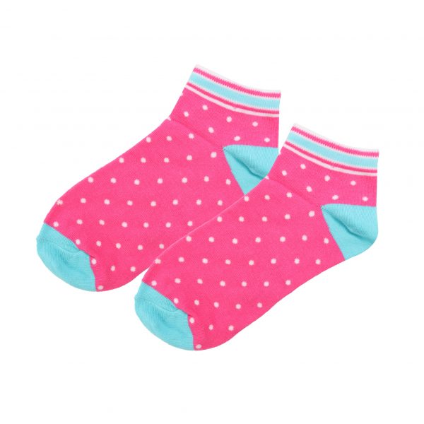 Candy spot ankle socks