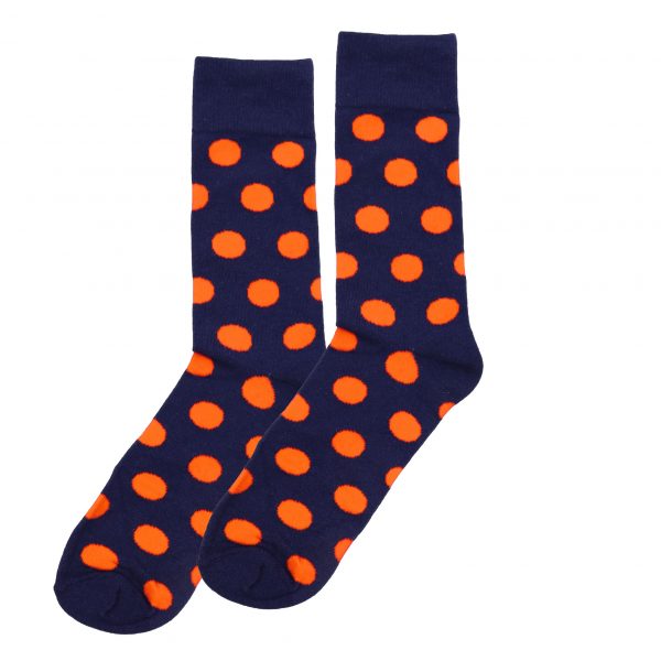 Lots of spots men's fun socks
