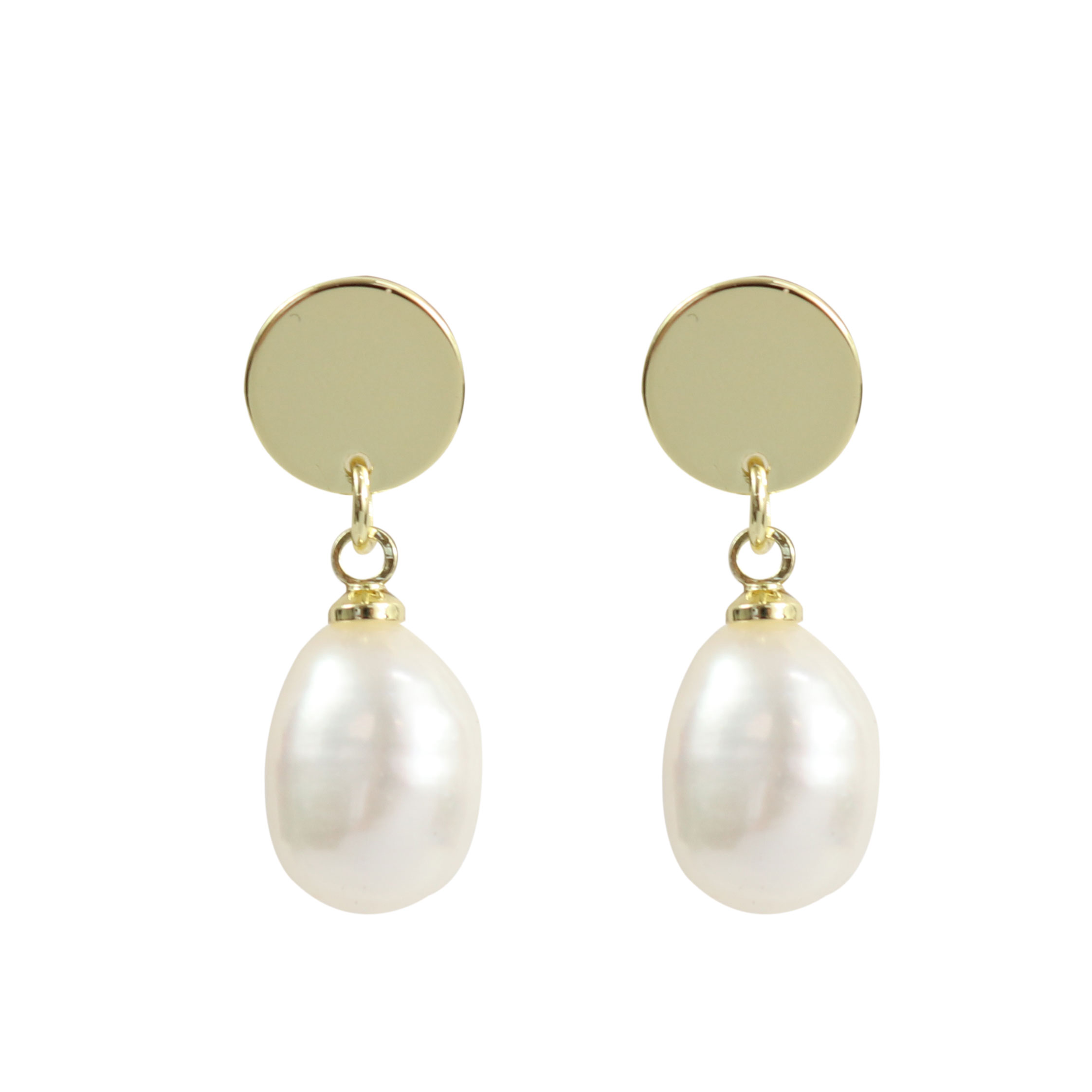 Gold pearl drop earrings - Wicked Sista | Cosmetic Bags, Jewellery ...
