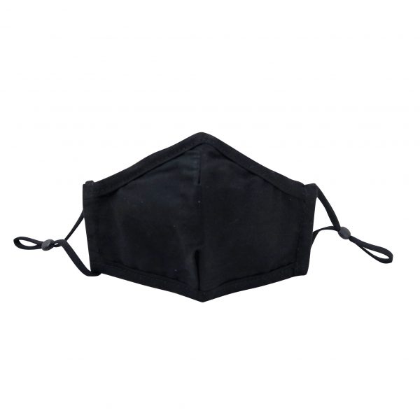 Black children's cotton reusable face mask