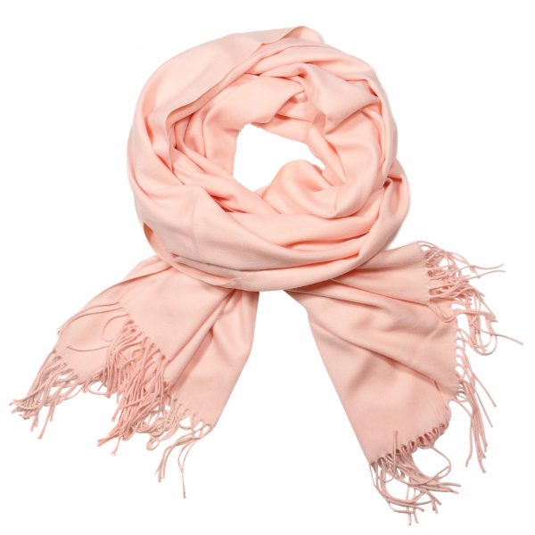 Seashell pink babette scarf
