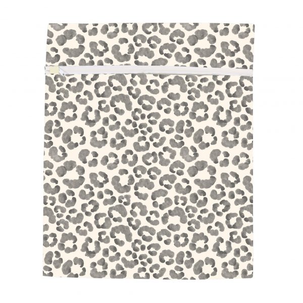 Watercolour leopard laundry wash bag