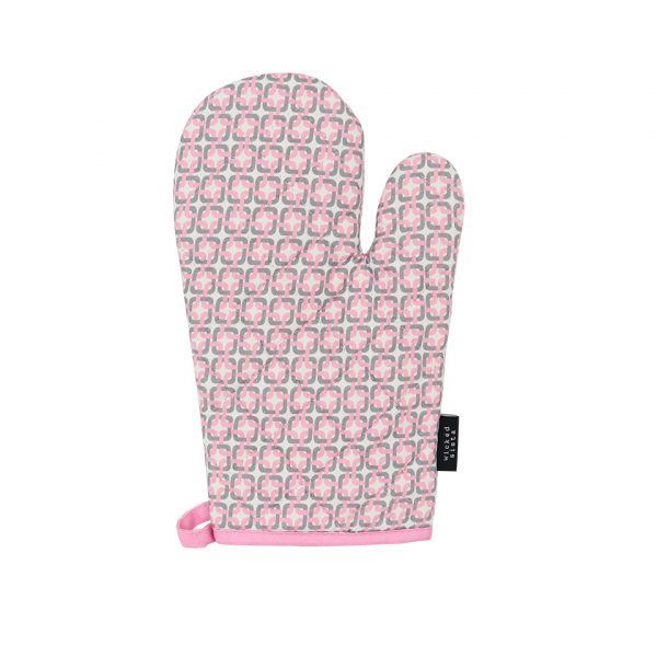 Overlap geo oven mitt