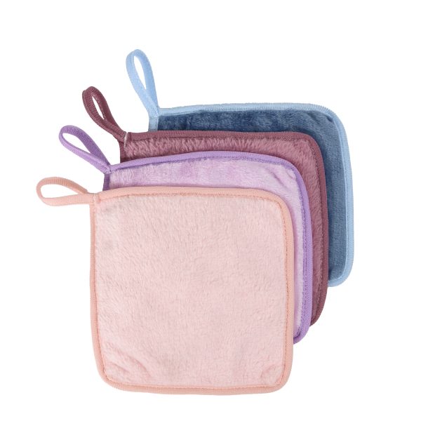 Blossom makeup remover towel quad