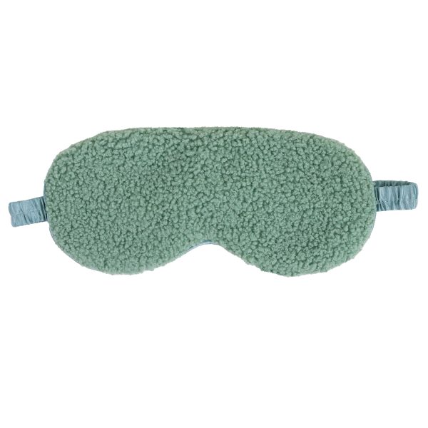 Fern green textured eye mask