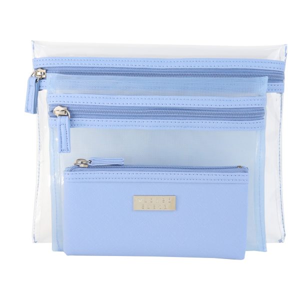 Jenna trio sky blue purse