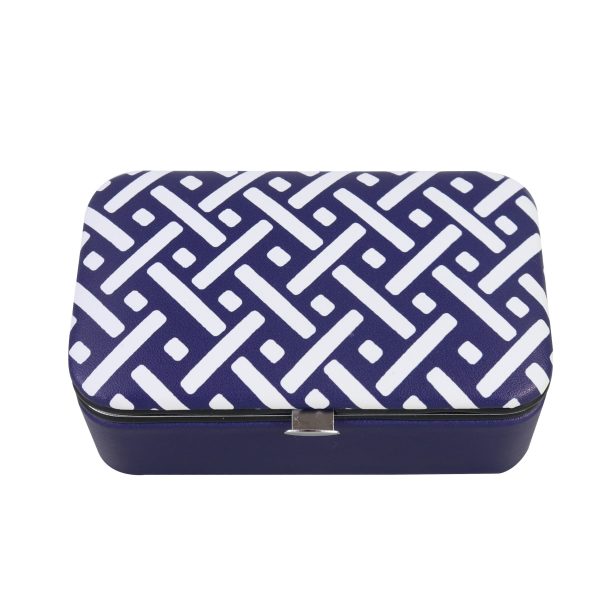 Geo weave deluxe jewellery travel case
