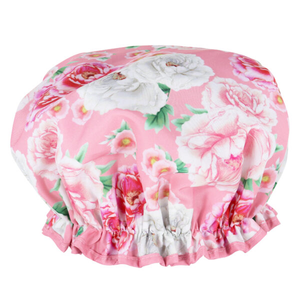 Sienna fleur pink shower cap