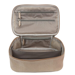 Moc croc natural medium beauty case - Image 2