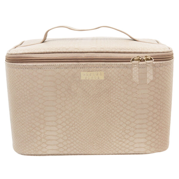 Moc croc natural large beauty case