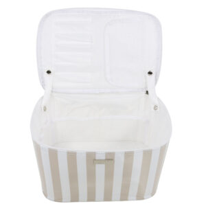 Bold stripe large beauty case - Image 2