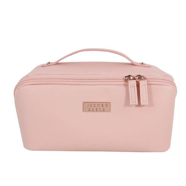 Premium wide opening blush cos bag