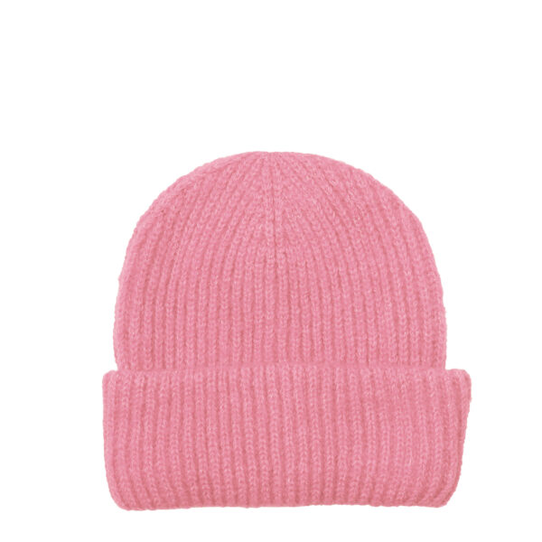 Peony pink chic beanie