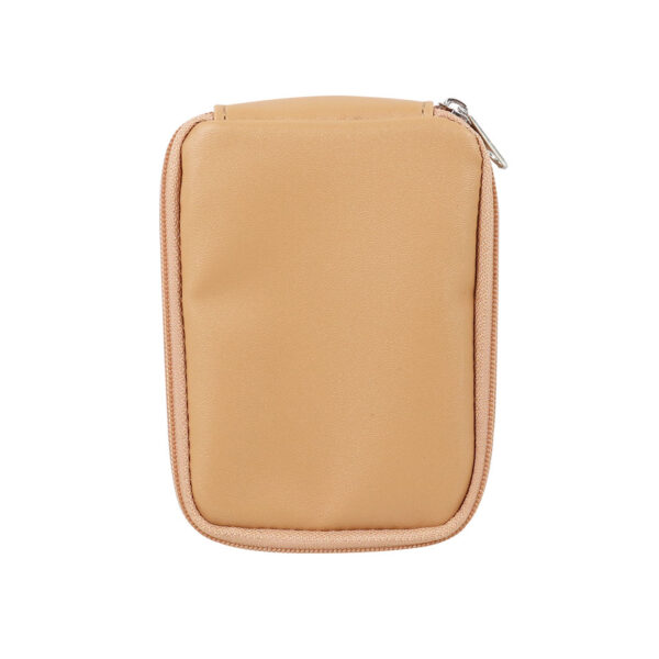 Caramel travel pill case