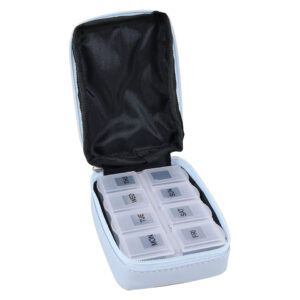 Light blue travel pill case - Image 2