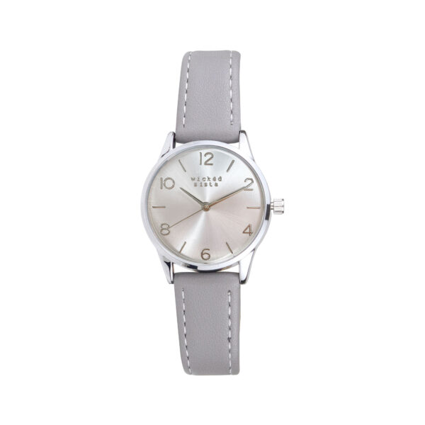 Grey & silver watch