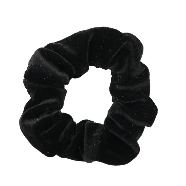 Black velvet scrunchie