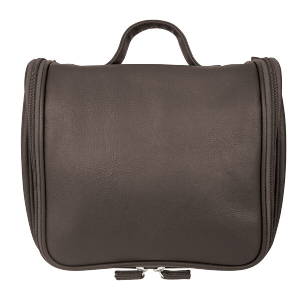 Mister dark mocha wash bag with hook