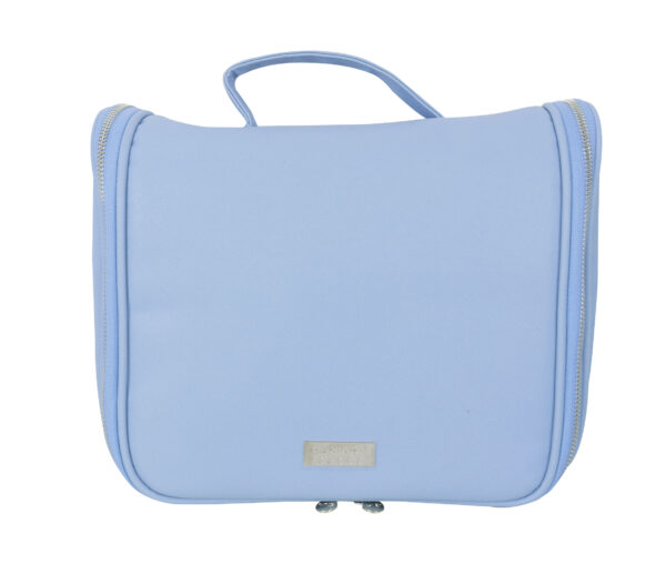 Premium sky blue travel bag with hook
