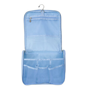 Premium sky blue travel bag with hook - Image 2