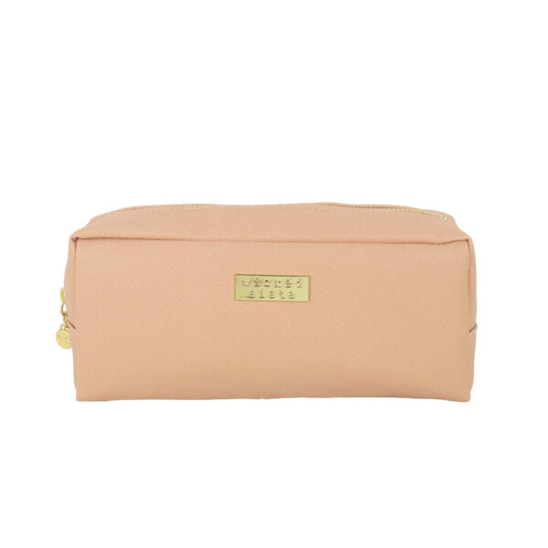 Premium butterscotch rectangular cosmetic bag