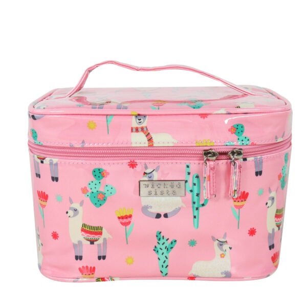 Garden llama small beauty case