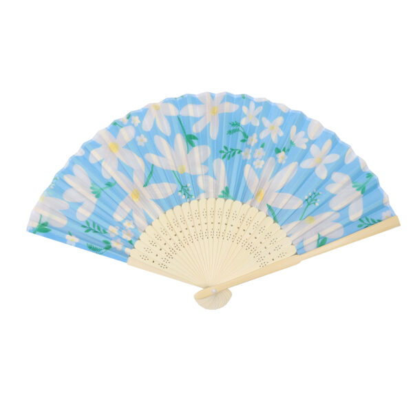 Daisy bamboo hand fan