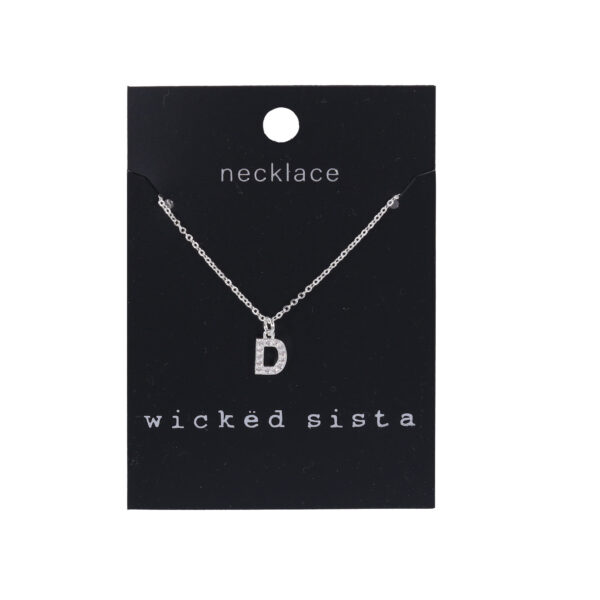 D initial necklace