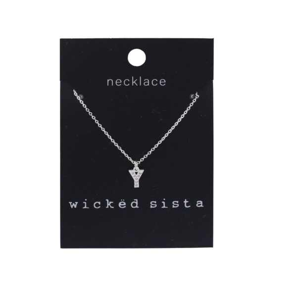 Y initial necklace