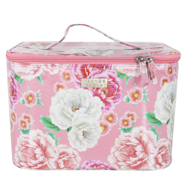 Sienna fleur pink large beauty case