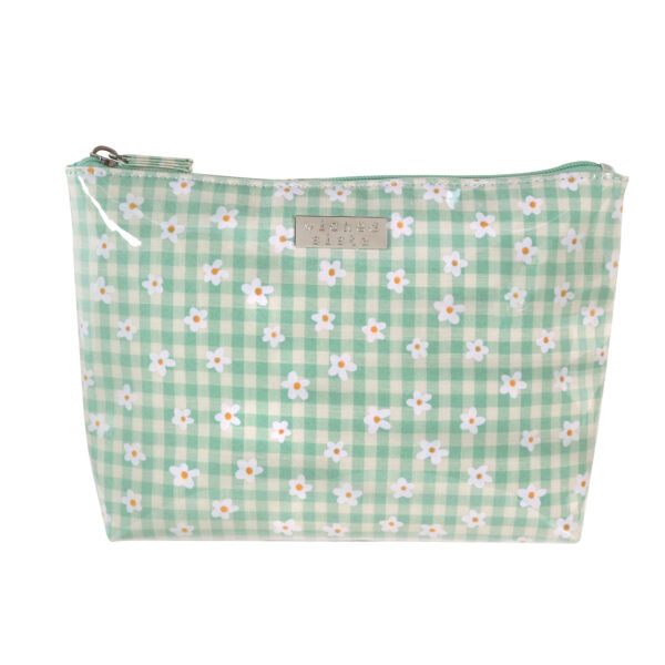 Gingham buds fresh medium soft aline