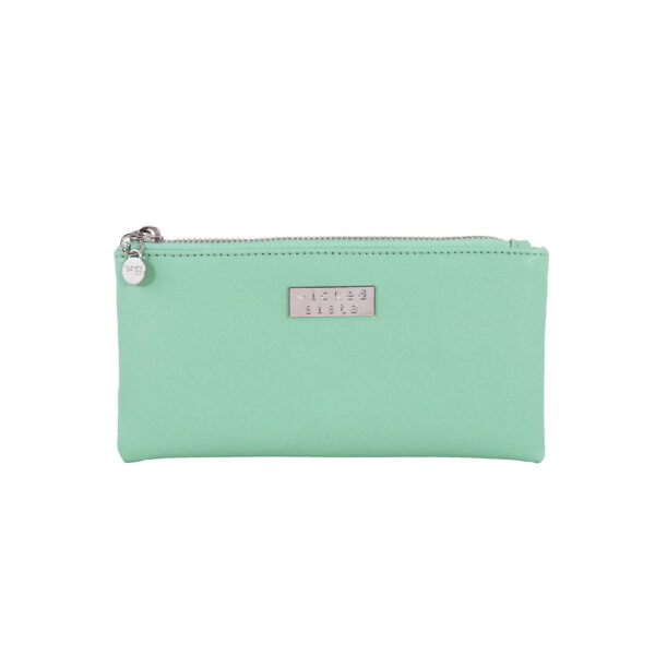 Premium mint small flat purse