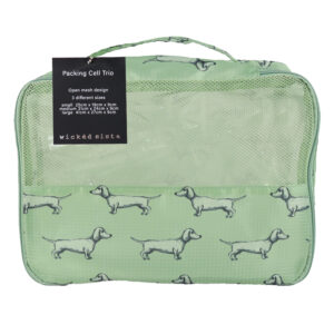 Vintage dachshund packing cell trio - Image 3