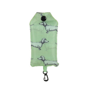 Vintage dachshund recycled shopping bag - Image 2