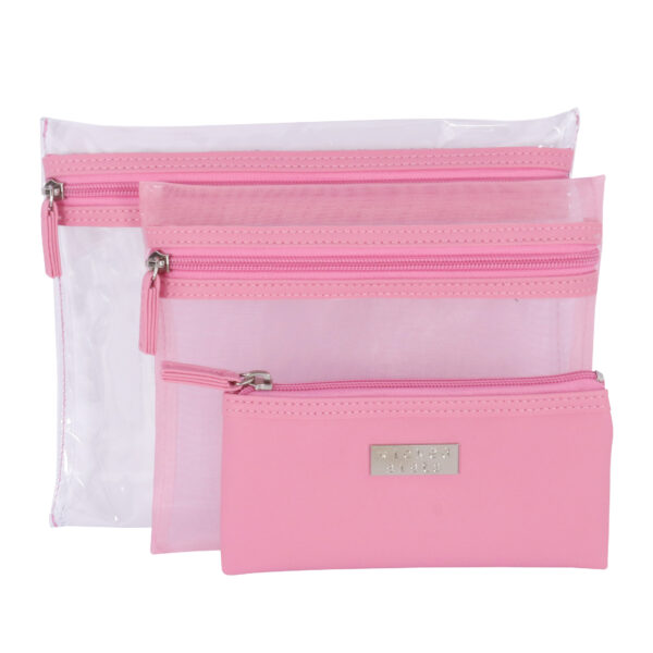 Jenna trio peony pink purse