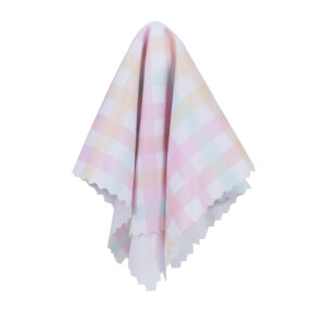 Pastel gingham eyewear case - Image 3