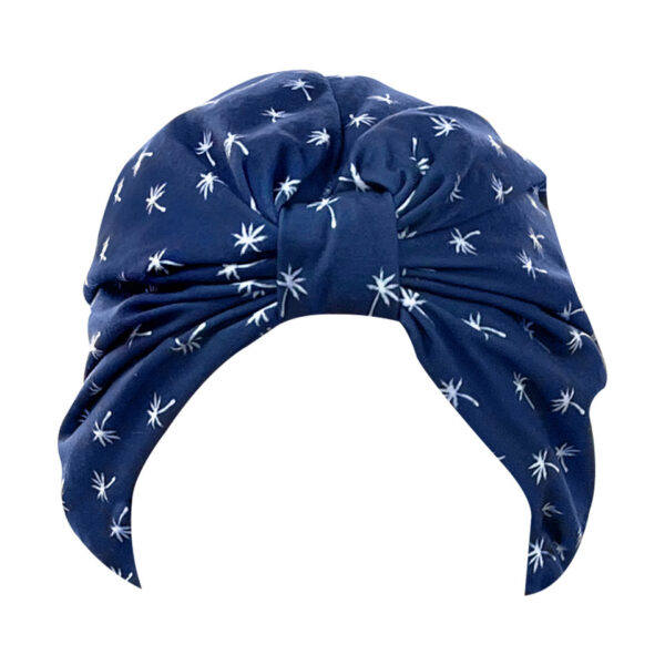 Mini palm turban shower cap