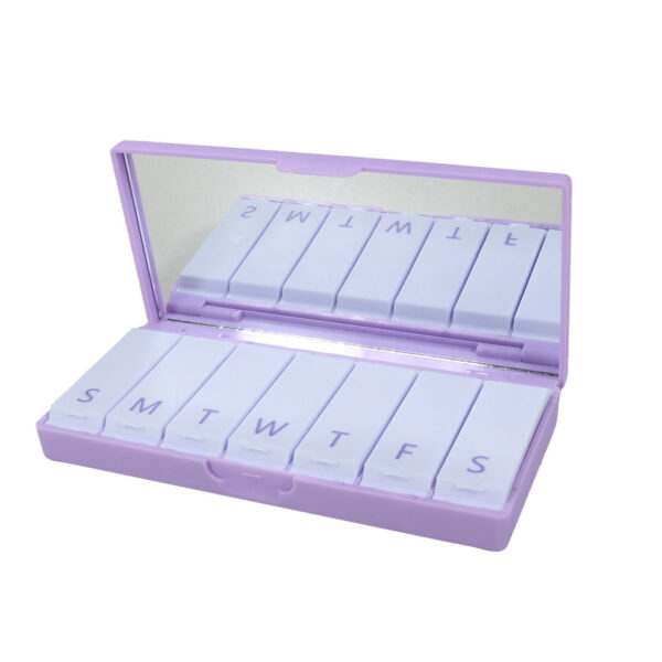 Lilac polished pill case