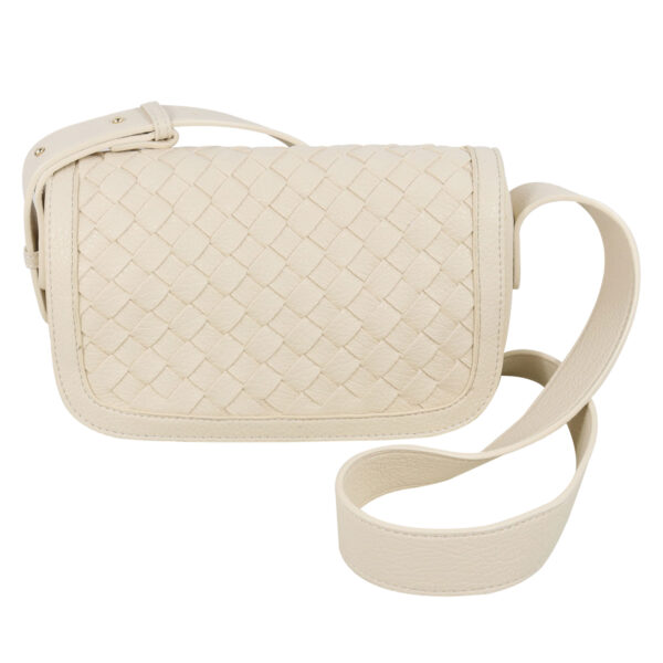Cream Sierra woven handbag