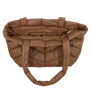 Chestnut Mia quilted tote - Image 2