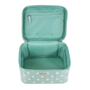 Sage polka small beauty case - Image 2