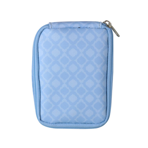 Retro geo travel pill case