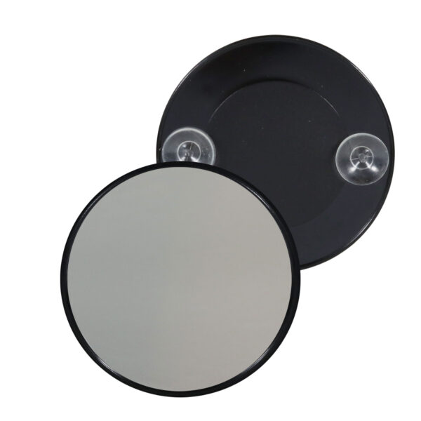 5 x magnifying mirror with suction cups
