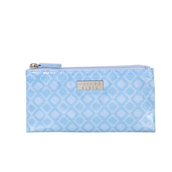 Retro geo small flat purse