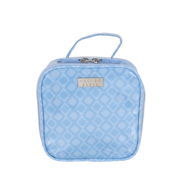 Retro geo small square carry bag