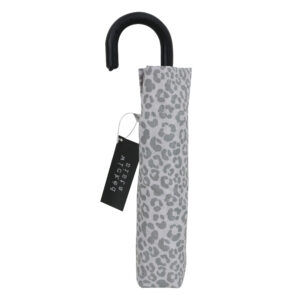 Watercolour leopard compact manual umbrella - Image 2