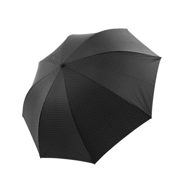 Black & white mini dot compact manual umbrella